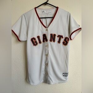 Majestic Giants White Baseball Jersey